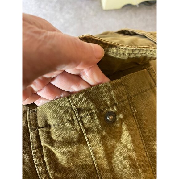 Levis Mens Sherpa Lined Cotton Jacket Olive Drab Khaki XXL - Picture 10 of 16